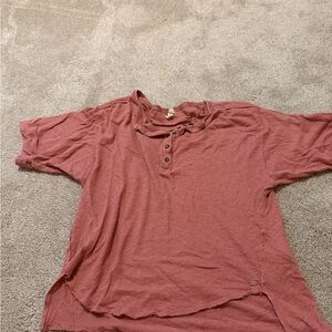 We The Free Mauve Blouse